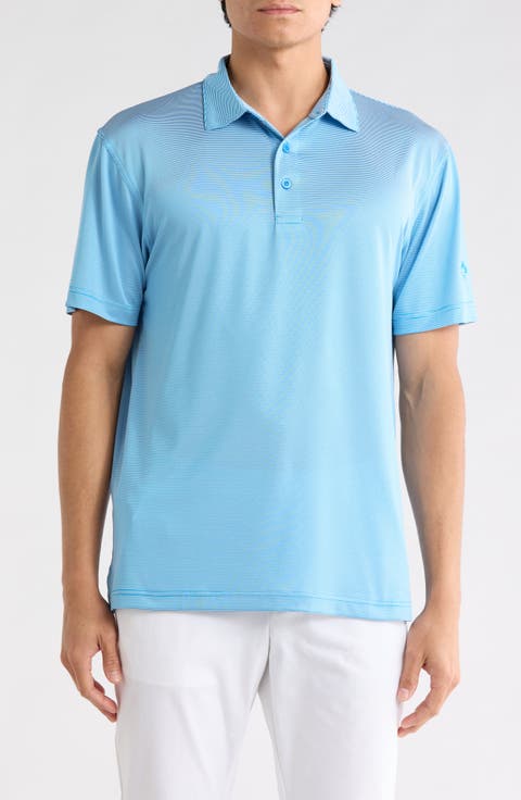 Fine Line Stripe Polo