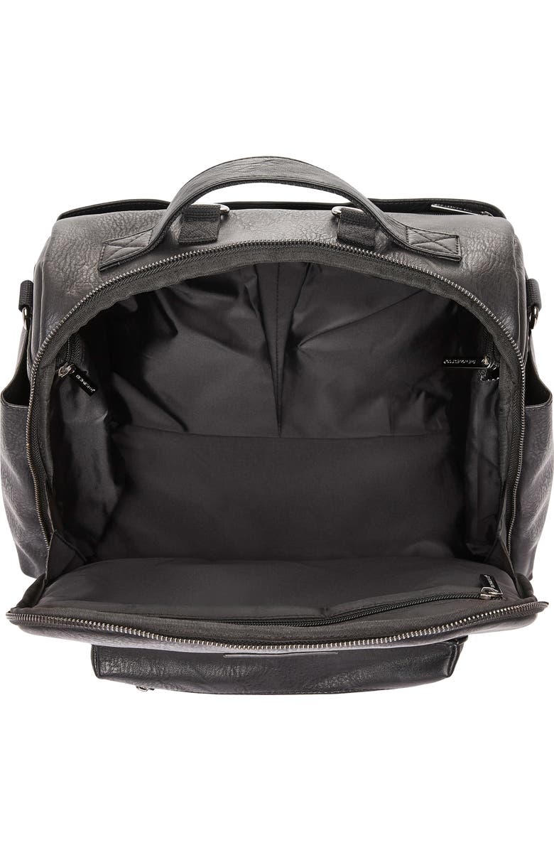 The Honest Company Cross Country Faux Leather Diaper Bag, Alternate, color,