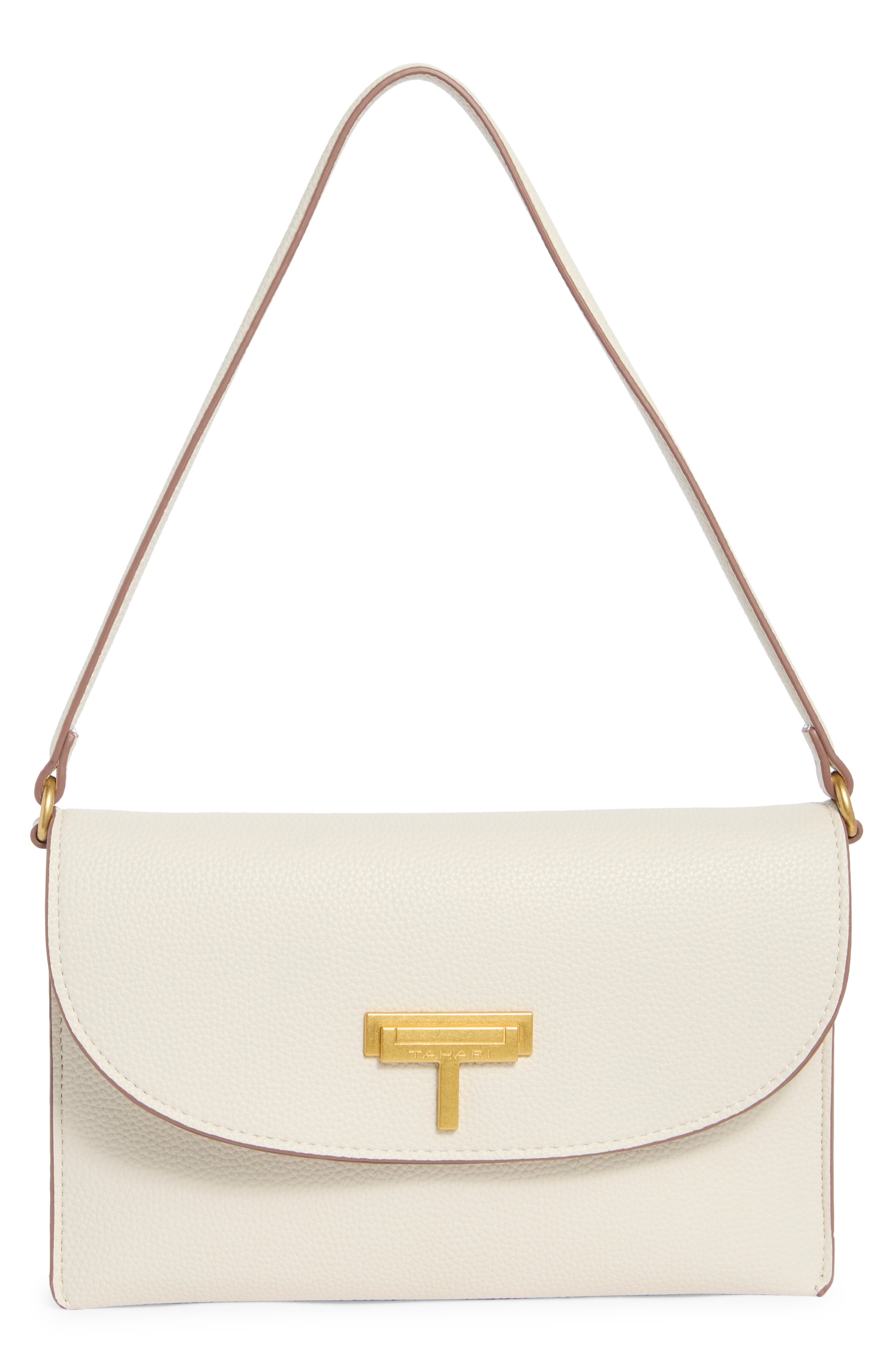 Harlan Faux Leather Shoulder Bag