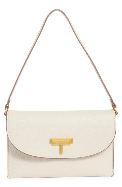 Harlan Faux Leather Shoulder Bag
