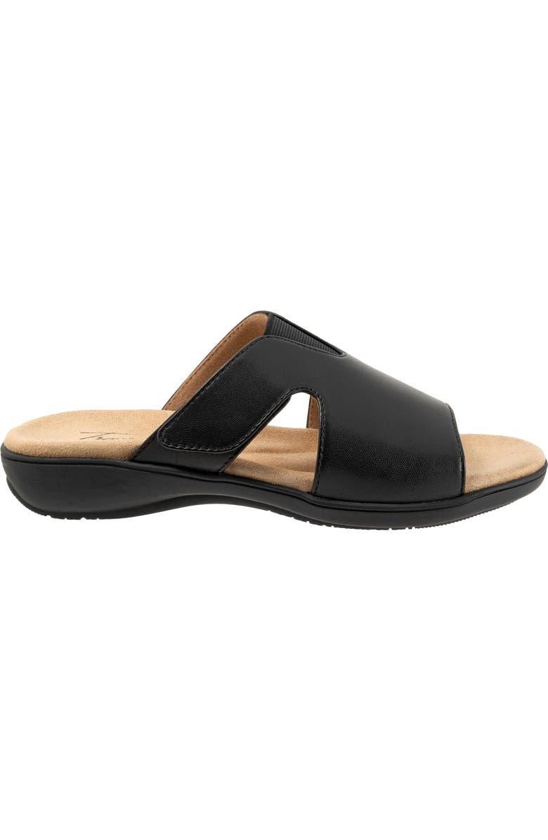 Trotters Roxine 2.0 Slide Sandal - Multiple Widths Available, Alternate, color, Black