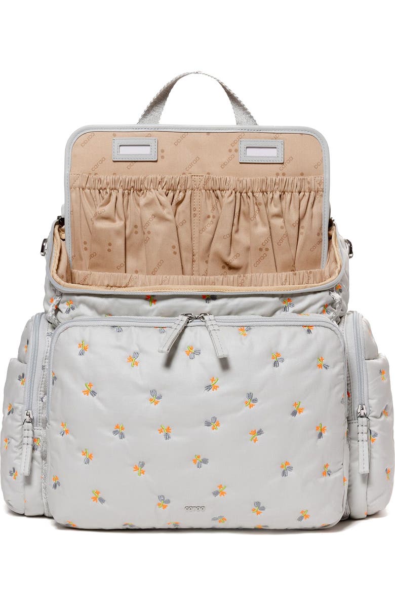 Caraa Large Embroidered Baby Bag, Alternate, color, Dove - Blue