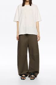 Bimba y Lola Adjustable Barrel Leg Trousers
