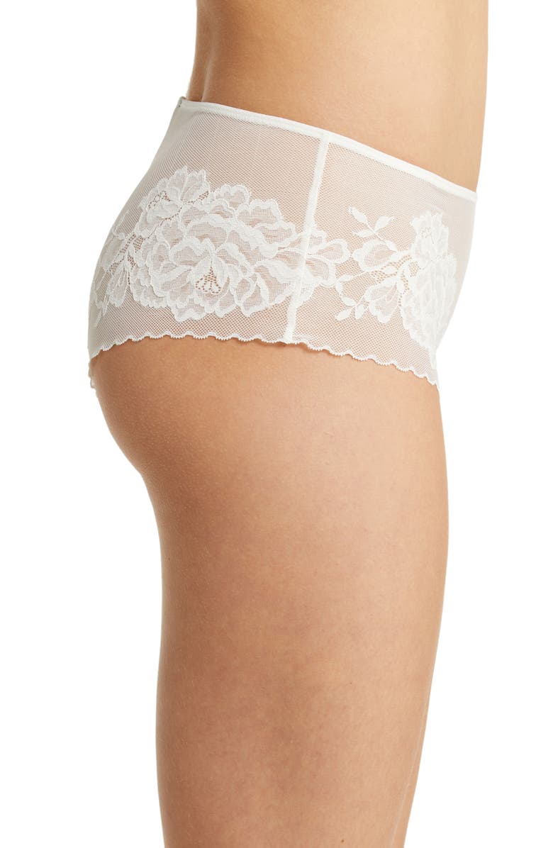 Natori Flora Boyshorts, Alternate, color, Fondant