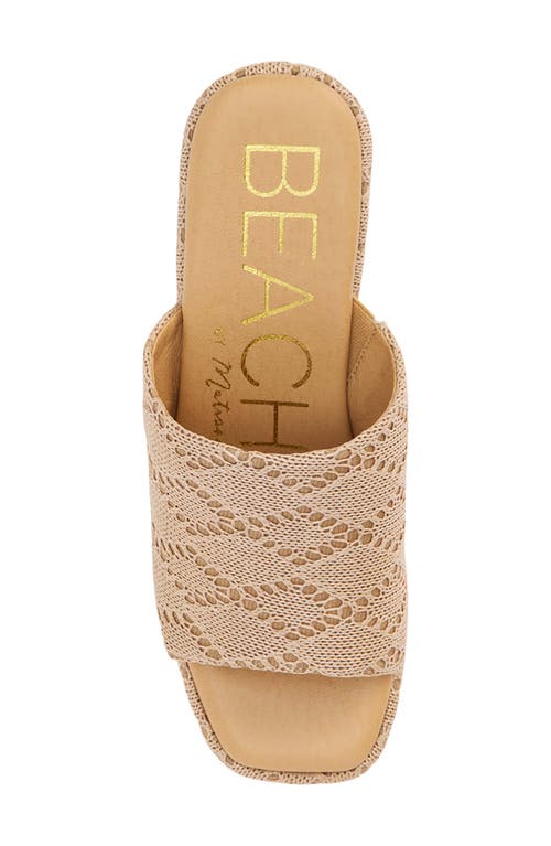 Beach By Matisse Como Platform Sandal In Camel