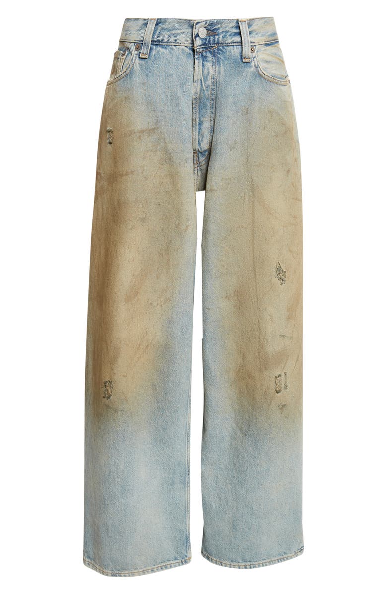 Acne Studios 2023 Loose Fit Baggy Wide Leg Jeans, Alternate, color, 