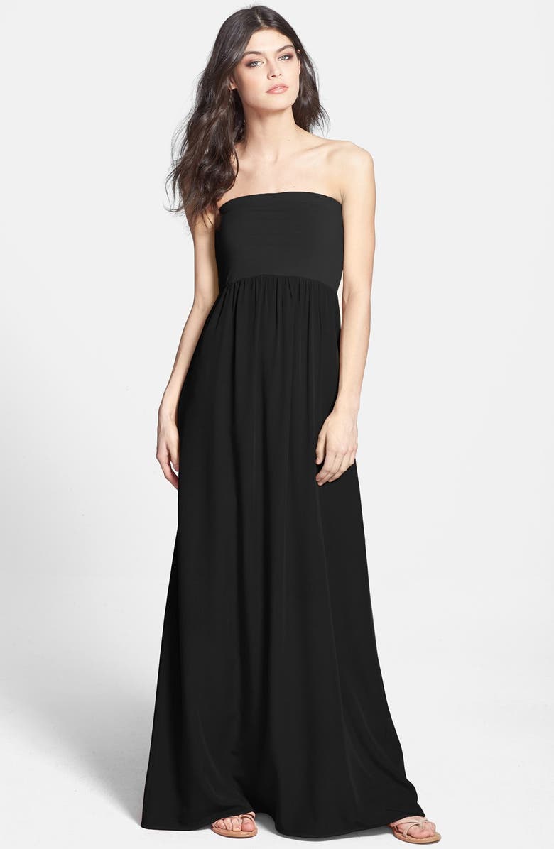 Splendid Strapless Knit Maxi Dress, Main, color, 