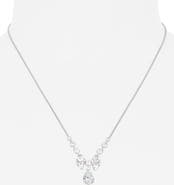 Nadri Whimsy Bow Pendant Necklace
