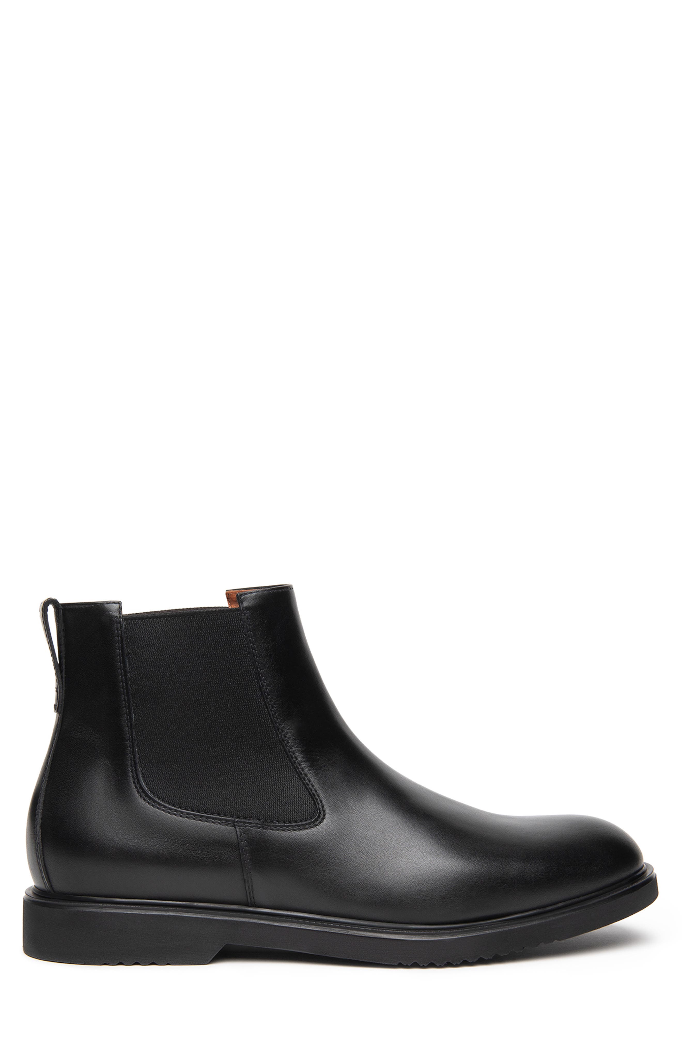 Leather Chelsea Boot, Alternate, color, BLACK