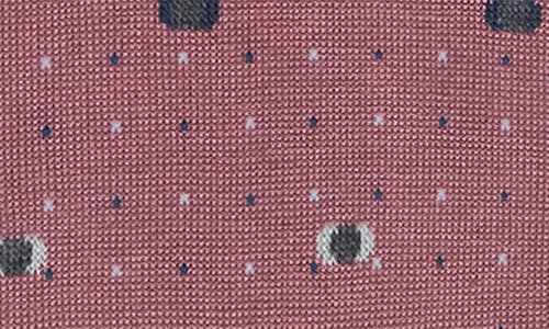 Bugatchi Mercerized Cotton Blend Dress Socks In Pink
