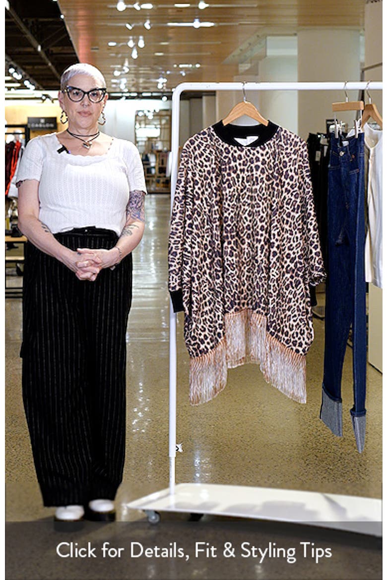 Leisa Faux Leopard Poncho video