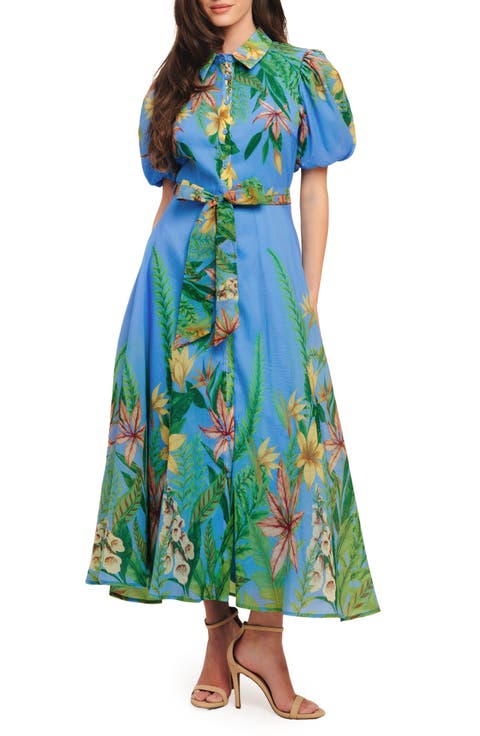 Floral Midi Shirtdress