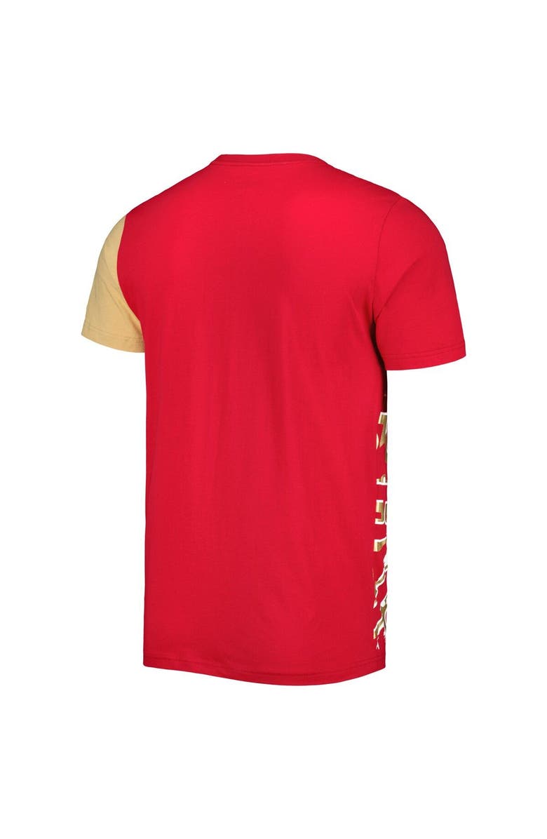 STARTER Men's Starter Scarlet San Francisco 49ers Extreme Defender T-Shirt, Alternate, color, 