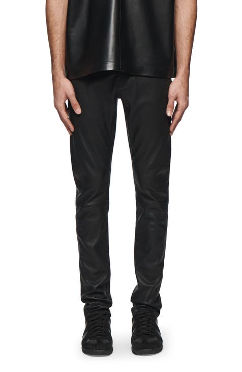 Men's skinny black dress pants best sale