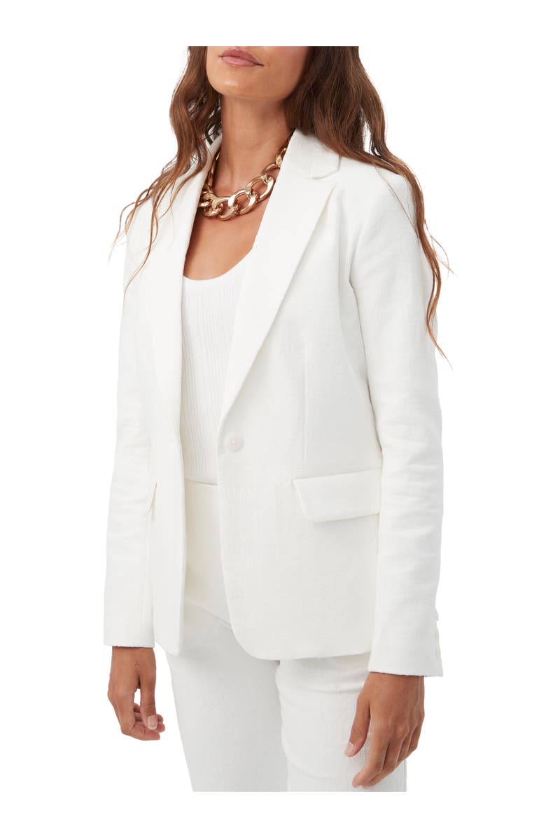 Trina Turk Habanero Textured Cotton Blazer, Alternate, color,
