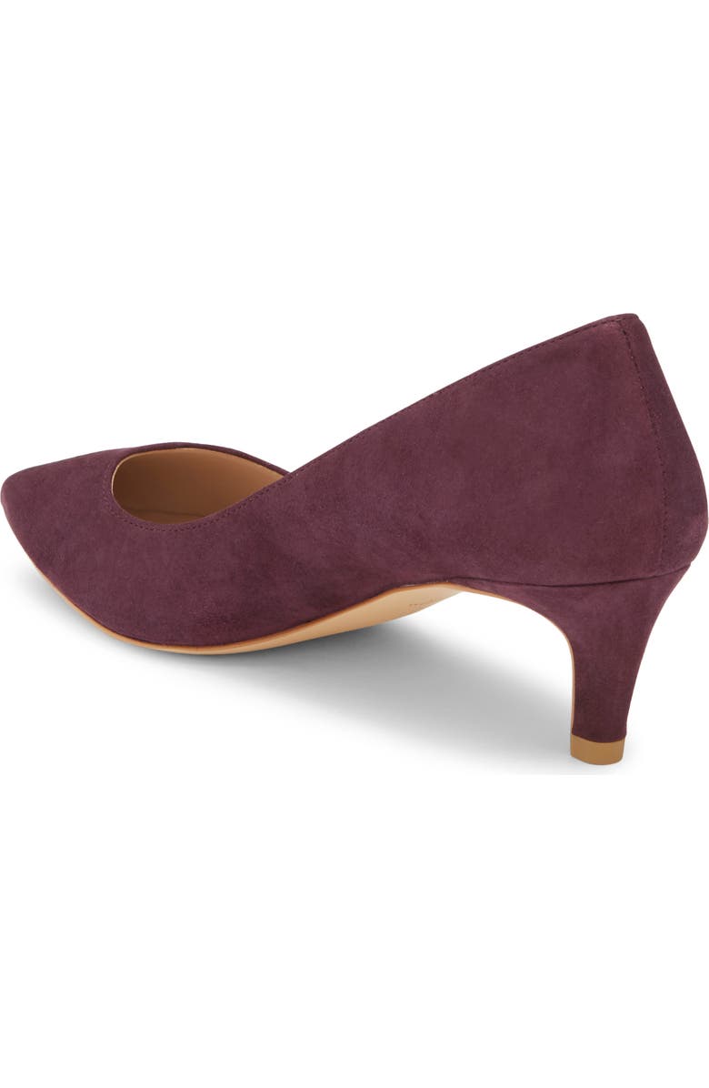 Stuart Weitzman Dancer Pointed Toe Pump, Alternate, color, Bordeaux