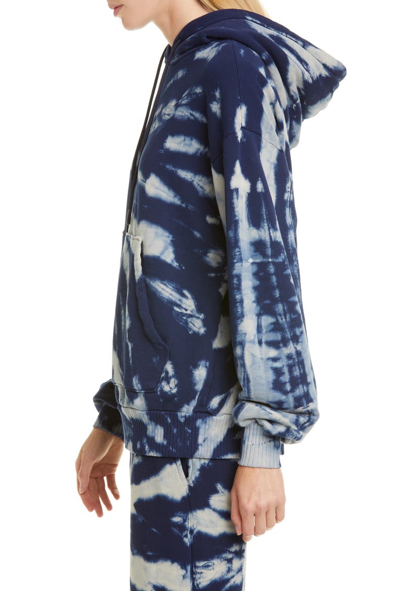 Brooklyn Oversize Tie Dye Hoodie, Alternate, color, ULTAMARINE RAIN