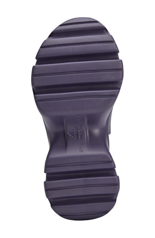 Adidas By Stella Mccartney Peep Toe Clog In Purple