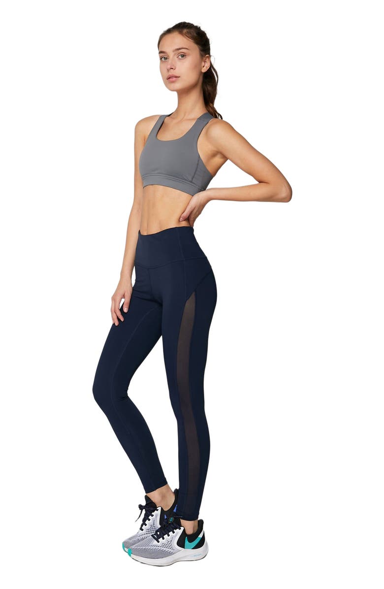 Rebody Active Incline Silkiflex High Waist Leggings 26", Alternate, color, Cool Navy