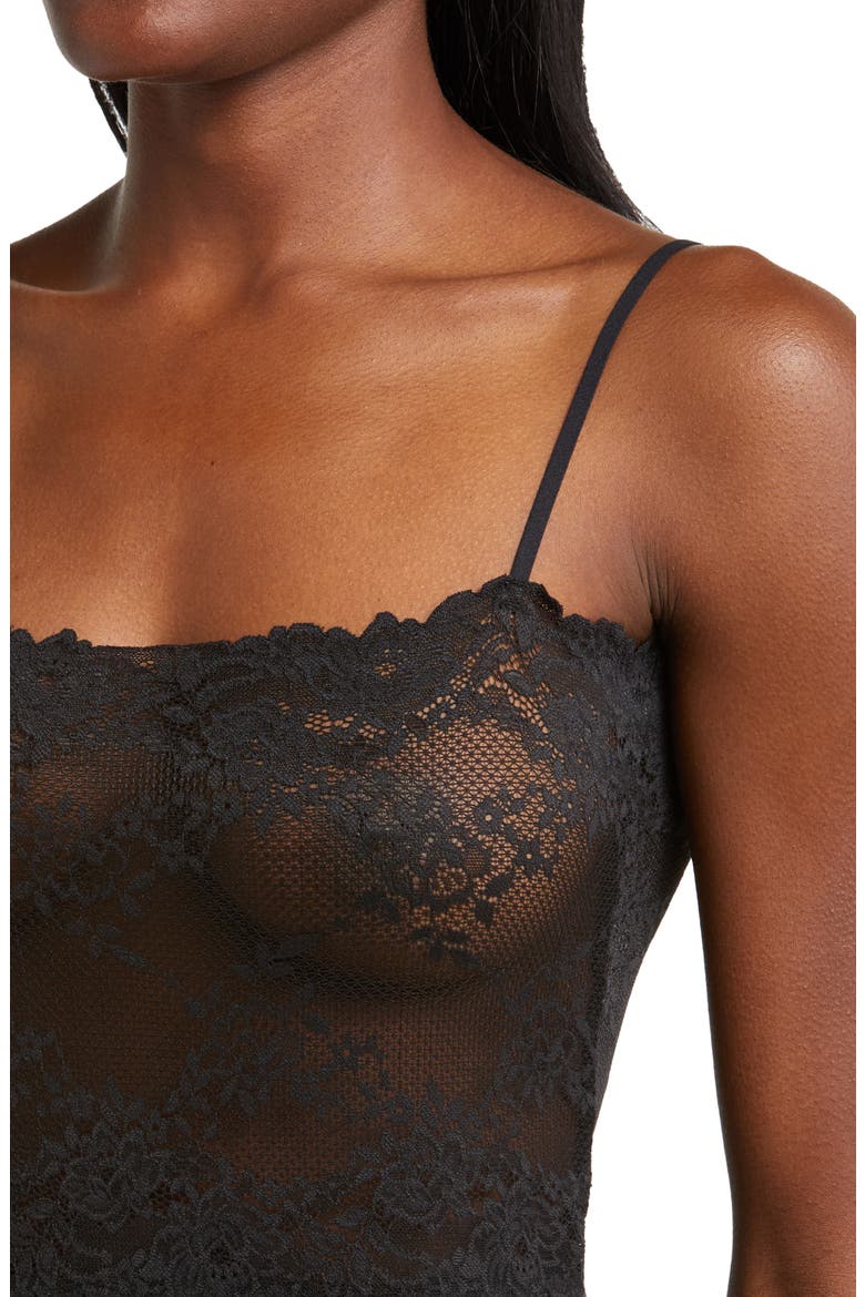 Heavenly Lace Camisole, Alternate, color, BLACK