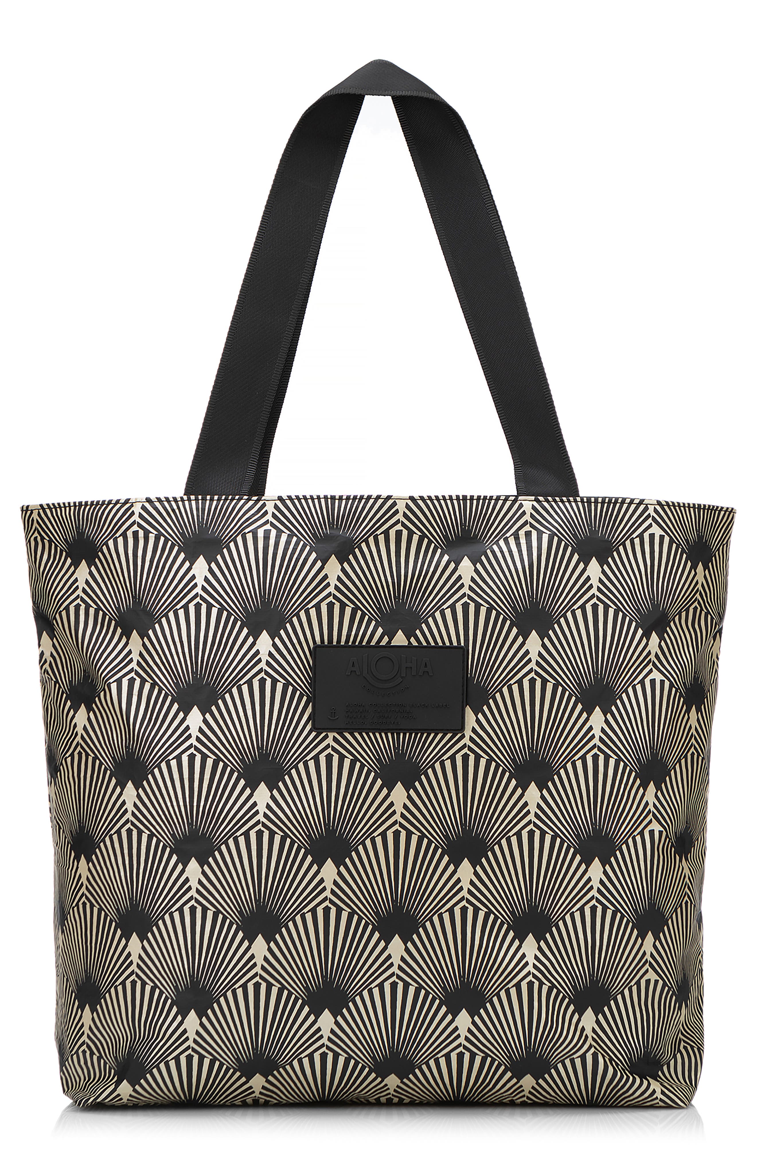 Aloha Collection Day Tripper Malu Water Resistant Tyvek® Tote in Glow/Black 