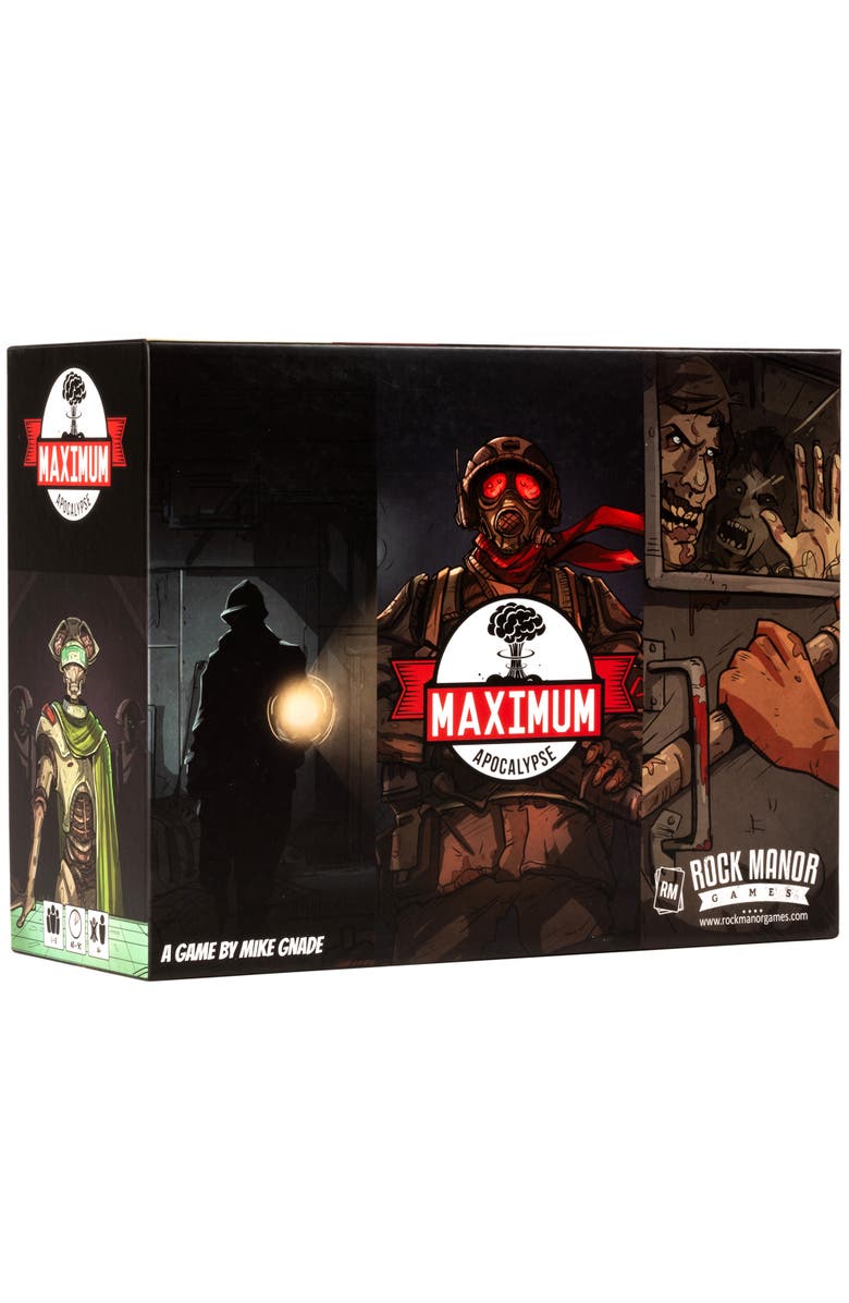 Rock Manor Games Maximum Apocalypse Survival Adventure Board Game, Main, color, 