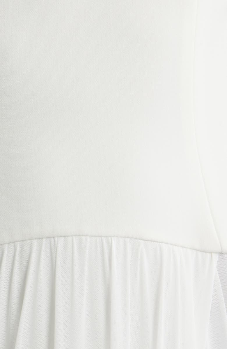 Black Halo Sylara Drape Sleeveless Gown, Alternate, color, White