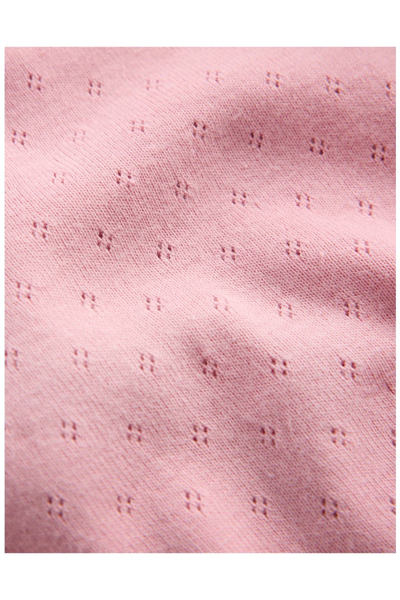 Kids' Cotton Pointelle Top, Alternate, color, PINK