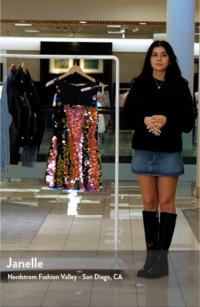 Sima Iridescent Sequin Minidress, sales video thumbnail