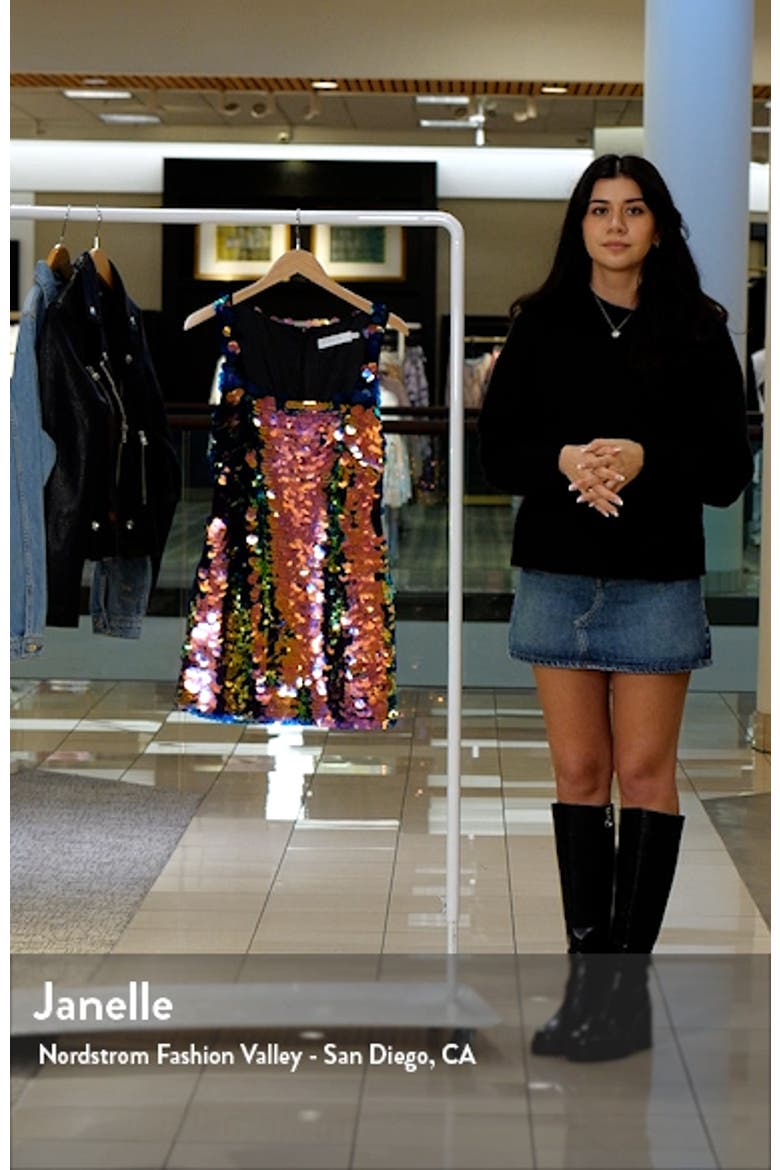 Sima Iridescent Sequin Minidress video