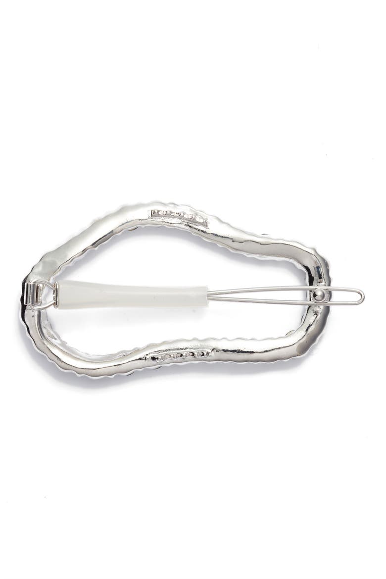 Barrette (Nordstrom Exclusive), Alternate, color, SILVER- HEMATITE BARRETTE