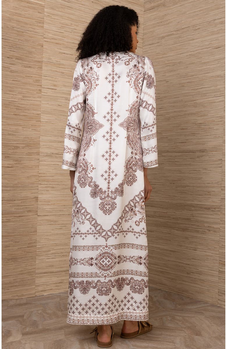 Hale Bob Bridie Charmeuse Dress, Alternate, color, Ivory