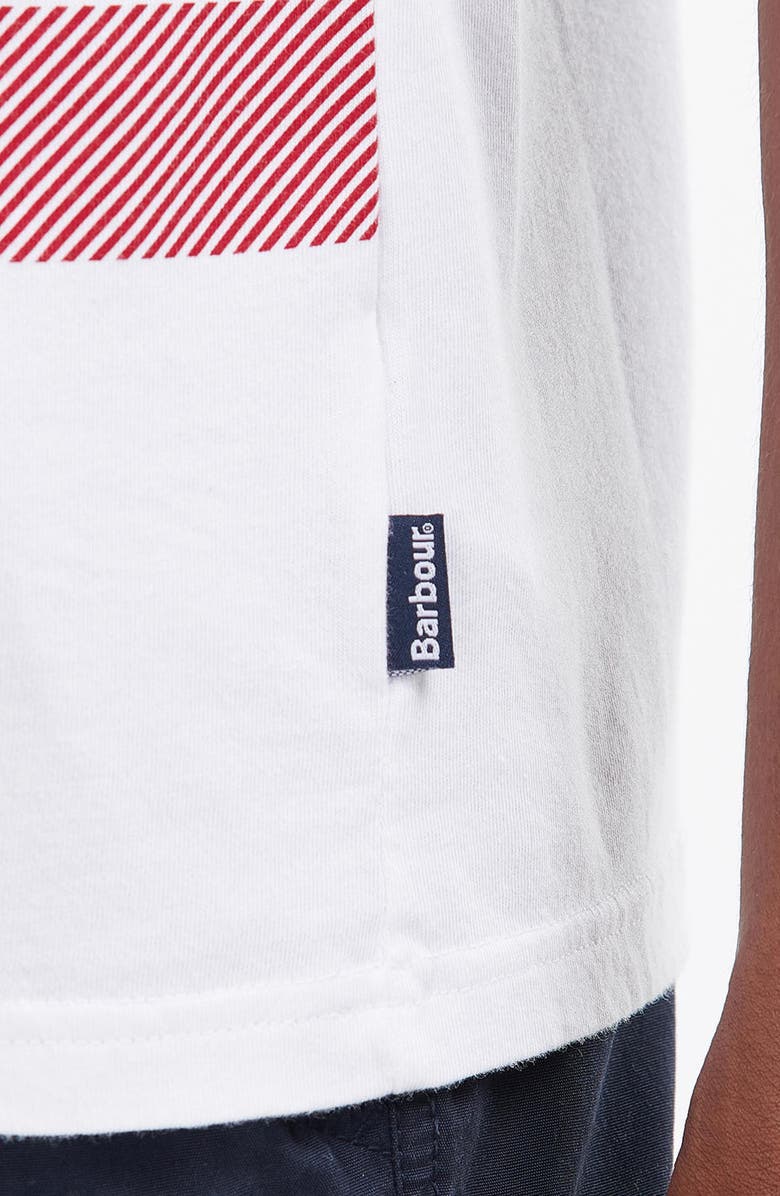 Barbour Norman Plaid T-Shirt, Alternate, color, White