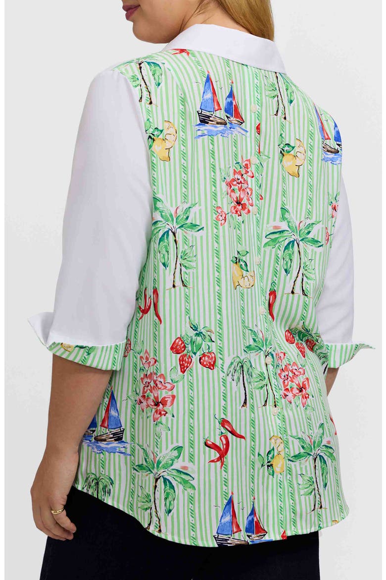 Therese Shirt, Alternate, color, GREEN MULTI