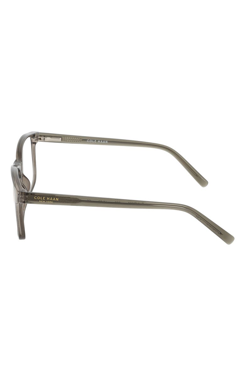 Cole Haan 55mm Square Reading Glasses, Alternate, color, Crystal Grey