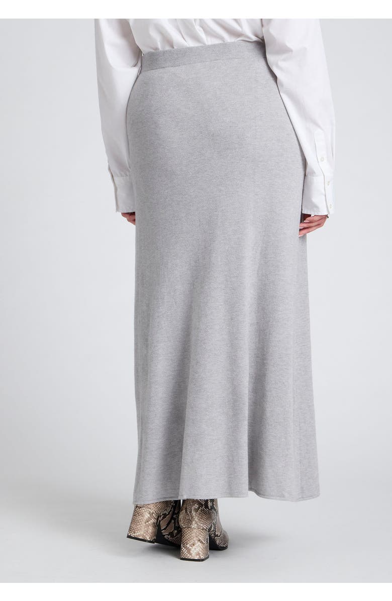ELOQUII Flared Sweater Maxi Skirt, Alternate, color, 