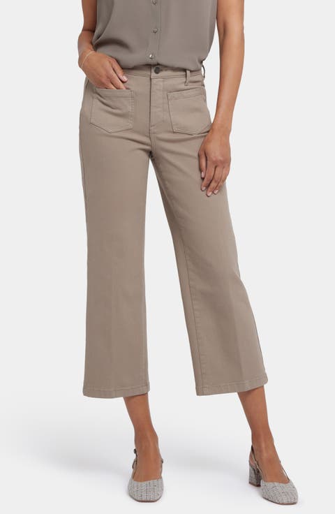 Coco High Waist Crop Wide Leg Jeans