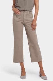 NYDJ Coco High Waist Crop Wide Leg Jeans