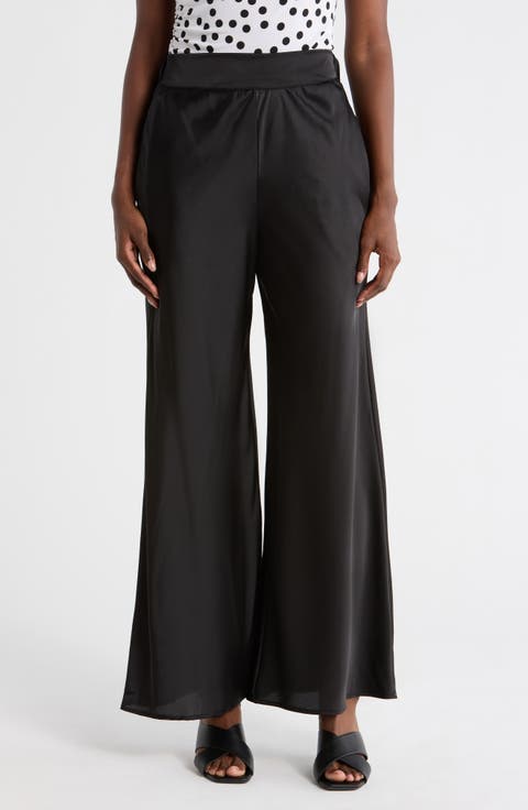 Satin Wide Leg Pants