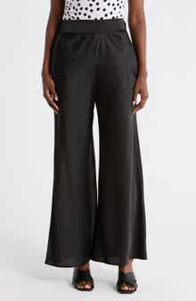 Renee C Satin Wide Leg Pants