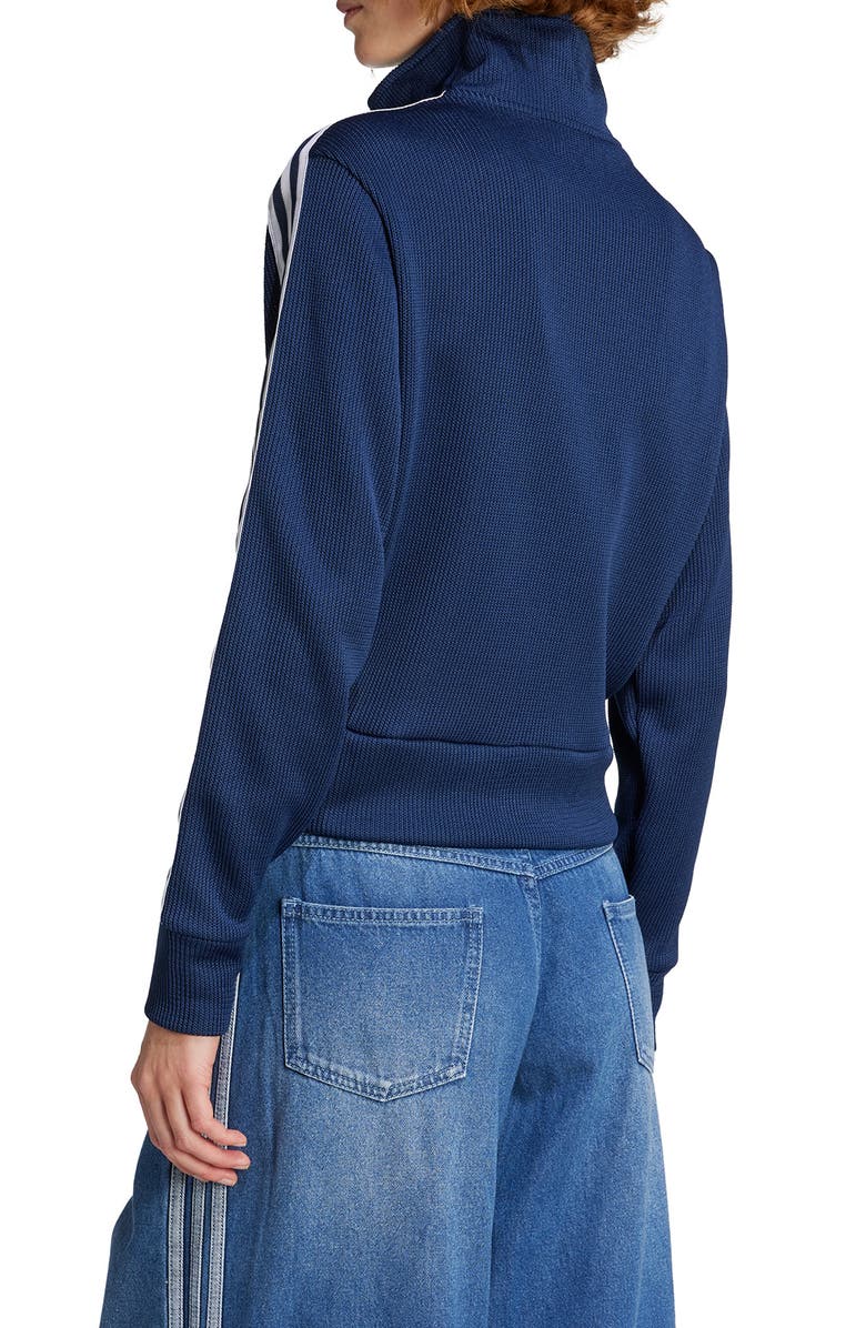 adidas Firebird Adicolor Knit Track Jacket, Alternate, color, Night Indigo/ White