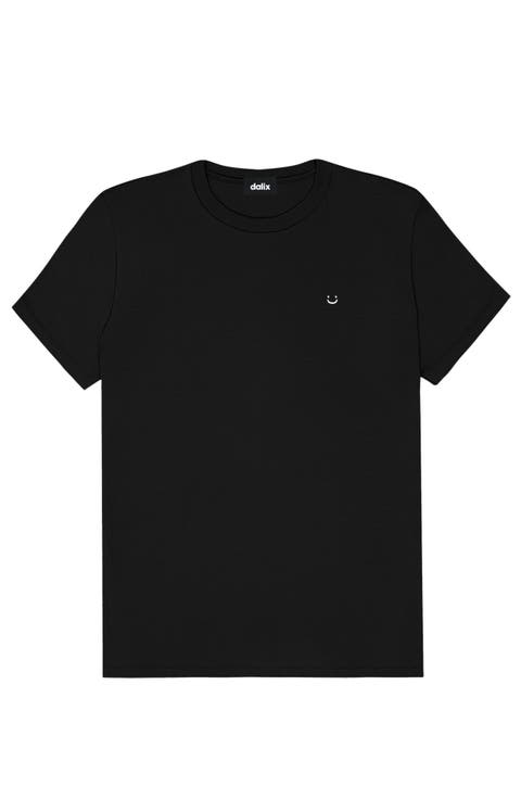 Womens Lil Smile Jersey Relaxed Tee