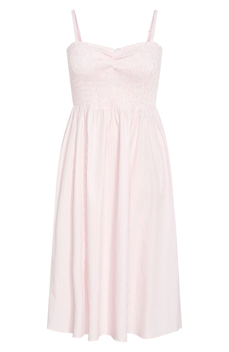 City Chic Vacation Stripe Sleeveless Maxi Dress, Alternate, color, Pink Stripe