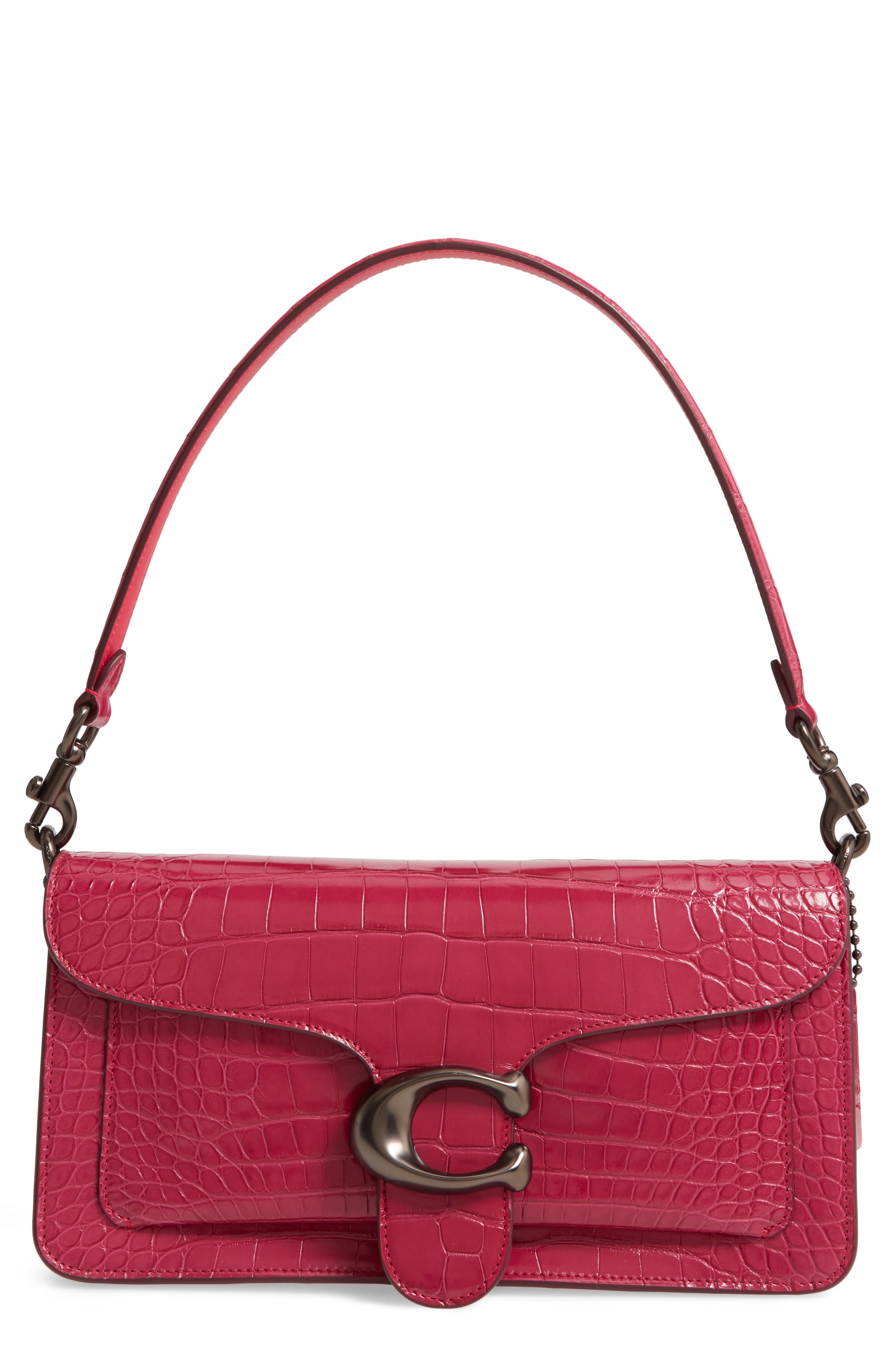 COACH Tabby 21 Genuine Alligator Crossbody Bag, Main, color, 