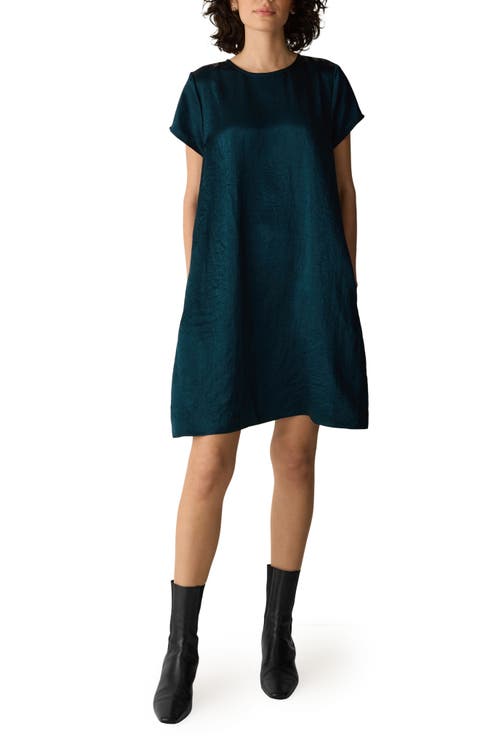 Round Neck Shift Dress