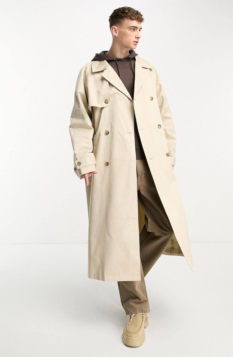 ASOS DESIGN Extreme Oversize Trench Coat, Main, color,
