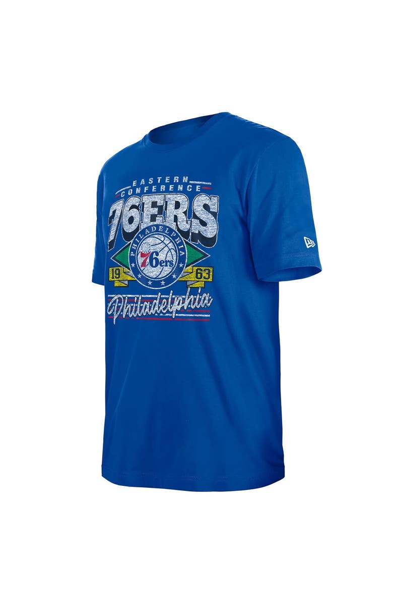 New Era Men's New Era Royal Philadelphia 76ers Sport Classics T-Shirt, Alternate, color, Royal