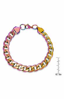 Men's Multicolor Curb Chain Bracelet