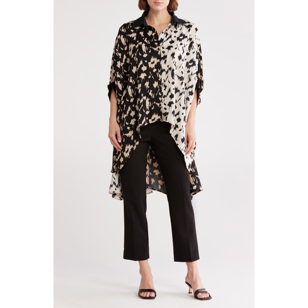 Patrizia Luca Oversize Two-tone Button-up Shirt
