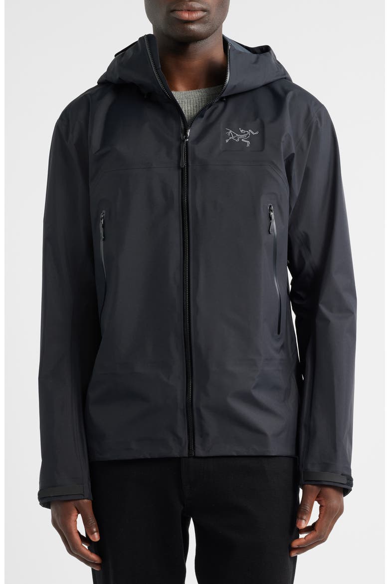 Beta SL Hybrid Gore-Tex® Hooded Jacket, Alternate, color, BLACK